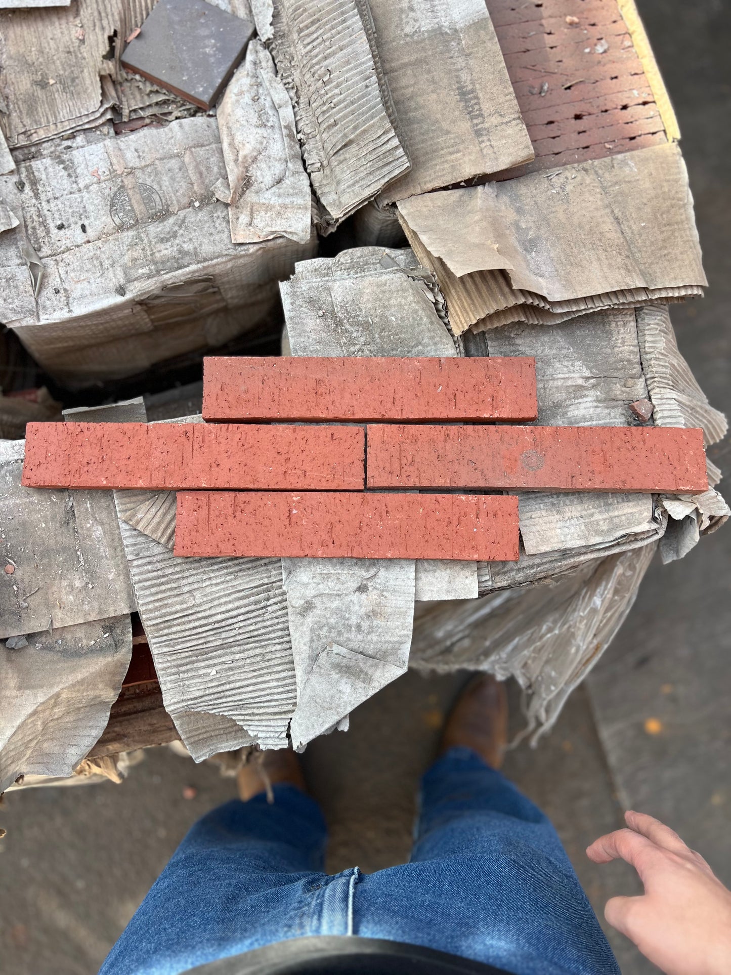 2x12 Red Brick Veneer 300 sqft