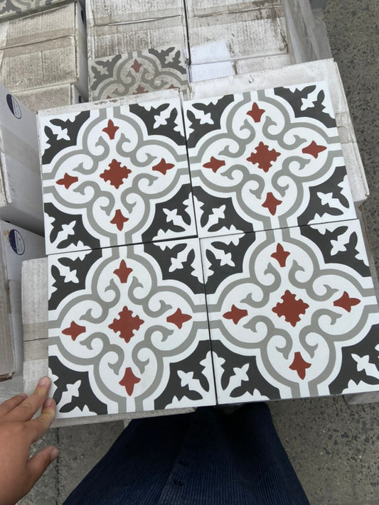 8x8 Andorra- cement tile